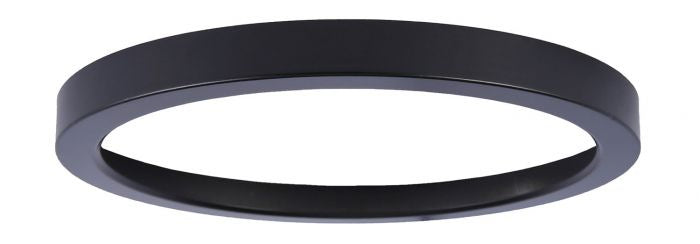 Craftmade X9207-TRIM-FB 7"Flushmount Optional Trim, Flat Black