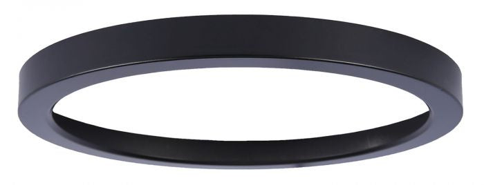 Craftmade X9209-TRIM-FB 9"Flushmount Optional Trim, Flat Black