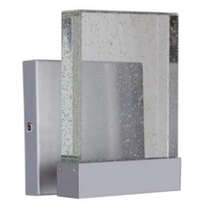 Craftmade ZA1210-SA-LED LED Wall Lantern, Satin Aluminum