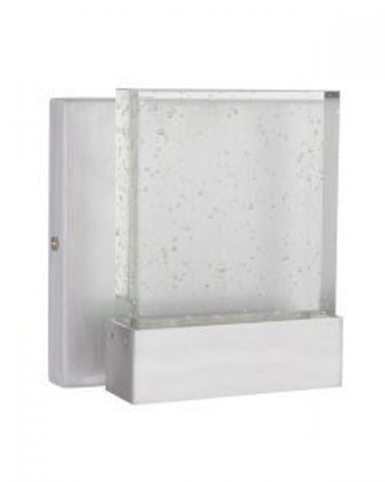 Craftmade ZA1220-SA-LED LED Wall Lantern, Satin Aluminum