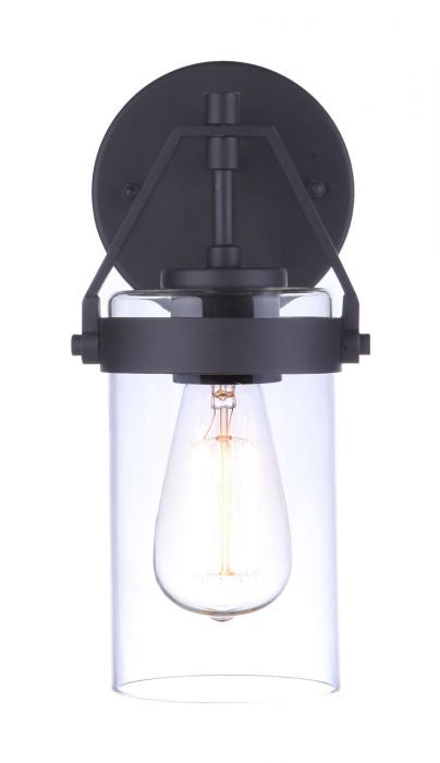 Craftmade ZA3304-MN One Light Outdoor Wall Mount, Midnight