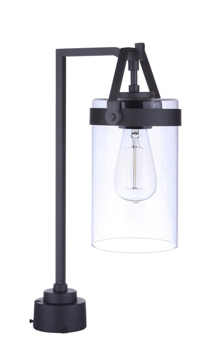 Craftmade ZA3315-MN One Light Outdoor Post Mount, Midnight