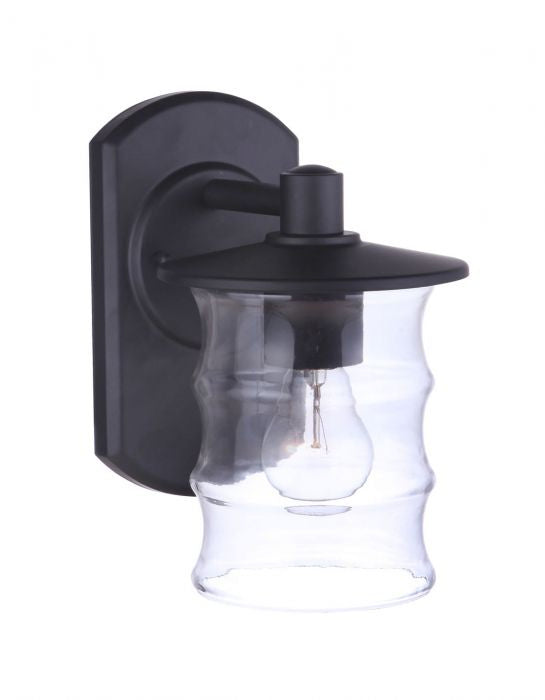 Craftmade ZA3604-MN One Light Outdoor Wall Mount, Midnight