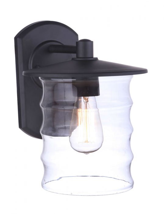 Craftmade ZA3624-MN One Light Outdoor Wall Mount, Midnight