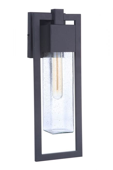 Craftmade ZA4014-MN One Light Outdoor Wall Mount, Midnight