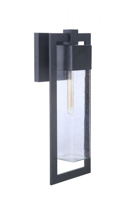 Craftmade ZA4024-MN One Light Outdoor Wall Mount, Midnight