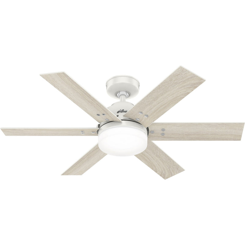 Hunter 51205 44" Ceiling Fan, Fresh White