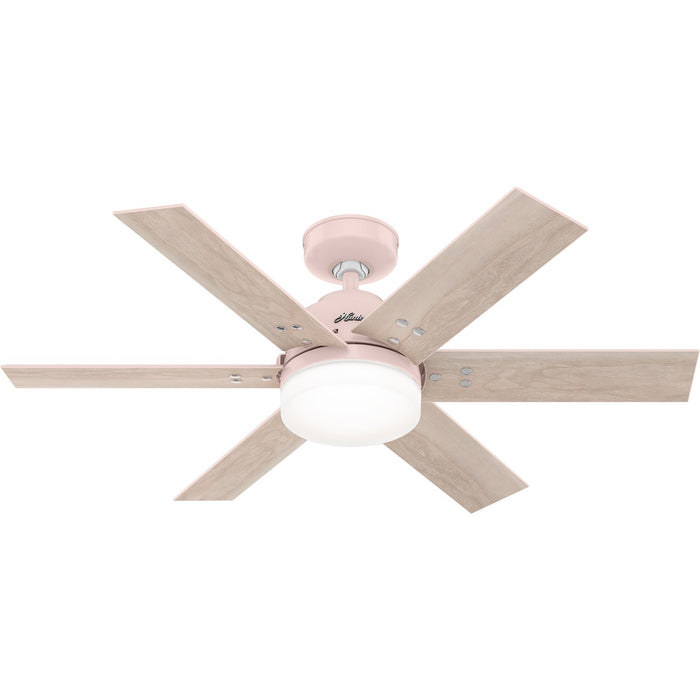 Hunter 51207 44" Ceiling Fan, Blush Pink