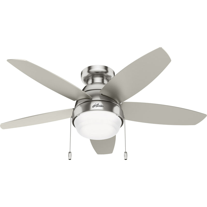 Hunter 51223 44" Ceiling Fan, Brushed Nickel