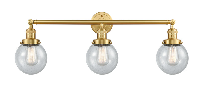 Innovations 205-SG-G204-6-LED LED Bath Vanity, Satin Gold