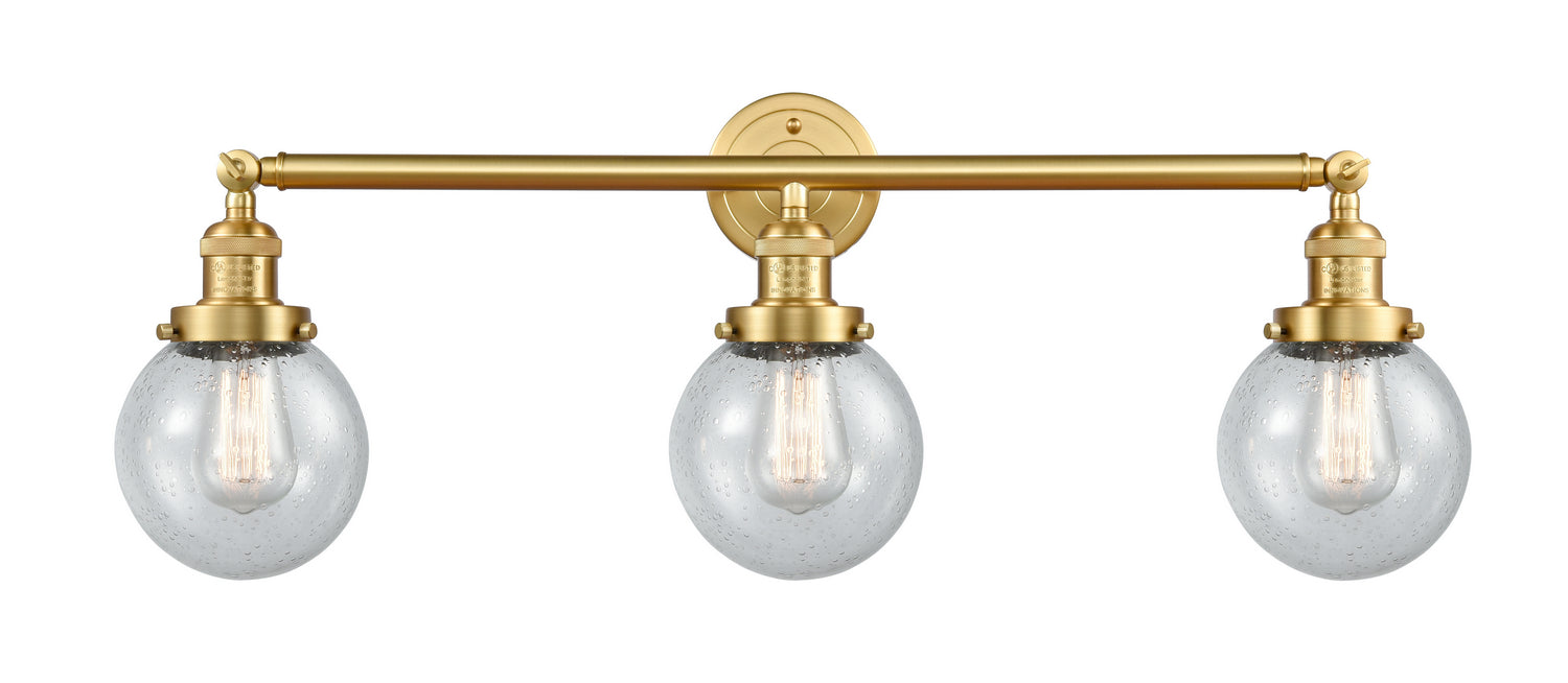 Innovations 205-SG-G204-6-LED LED Bath Vanity, Satin Gold