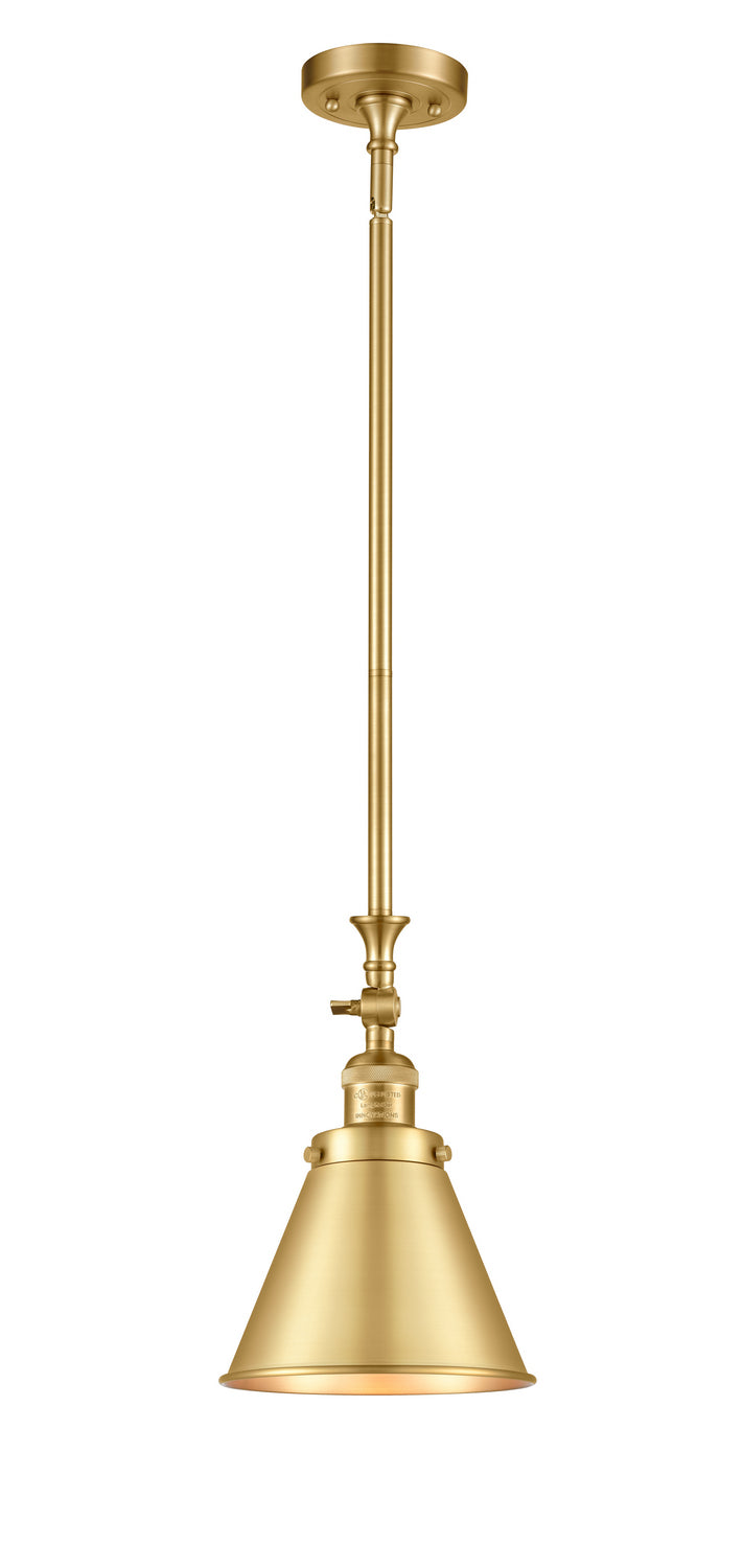 Innovations 206-SG-M13-SG One Light Mini Pendant, Satin Gold
