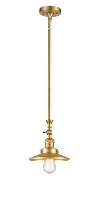 Innovations 206-SG-M4 One Light Mini Pendant, Satin Gold