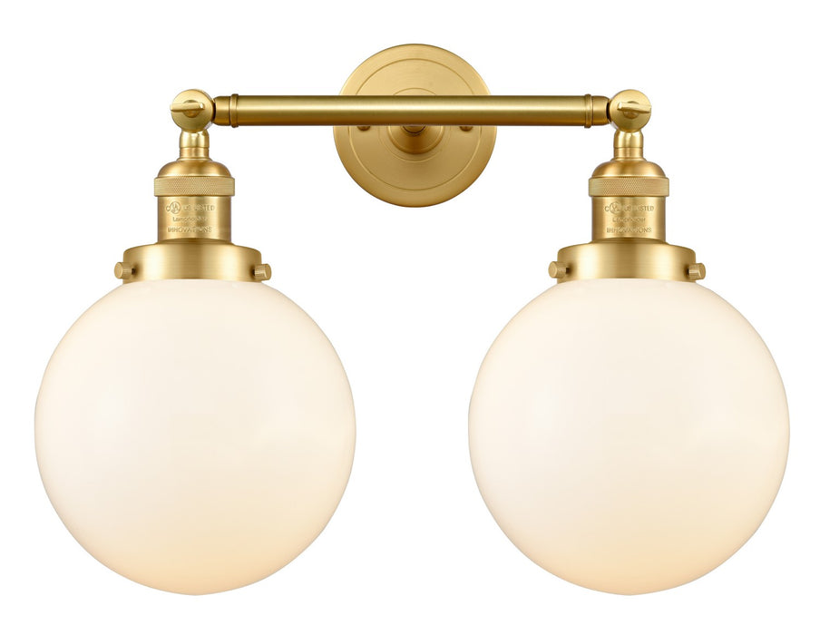 Innovations 208-SG-G201-8-LED LED Bath Vanity, Satin Gold
