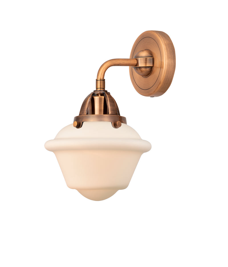 Innovations 288-1W-AC-G531 One Light Wall Sconce, Antique Copper