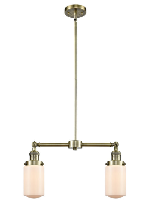 Innovations 209-AB-G311-LED LED Island Pendant, Antique Brass