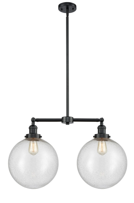 Innovations 209-OB-G204-12-LED LED Island Pendant, Oil Rubbed Bronze