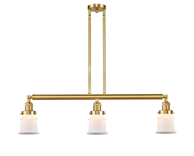 Innovations 213-SG-G181S-LED LED Island Pendant, Satin Gold