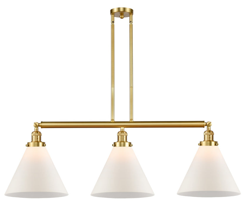 Innovations 213-SG-G41-L Three Light Island Pendant, Satin Gold