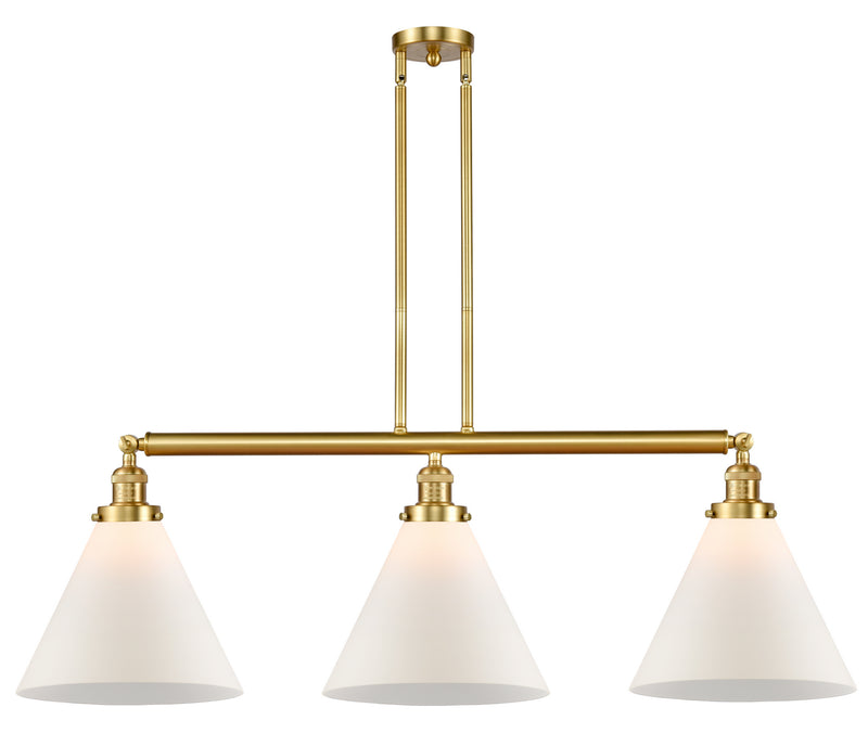Innovations 213-SG-G41-L-LED LED Island Pendant, Satin Gold