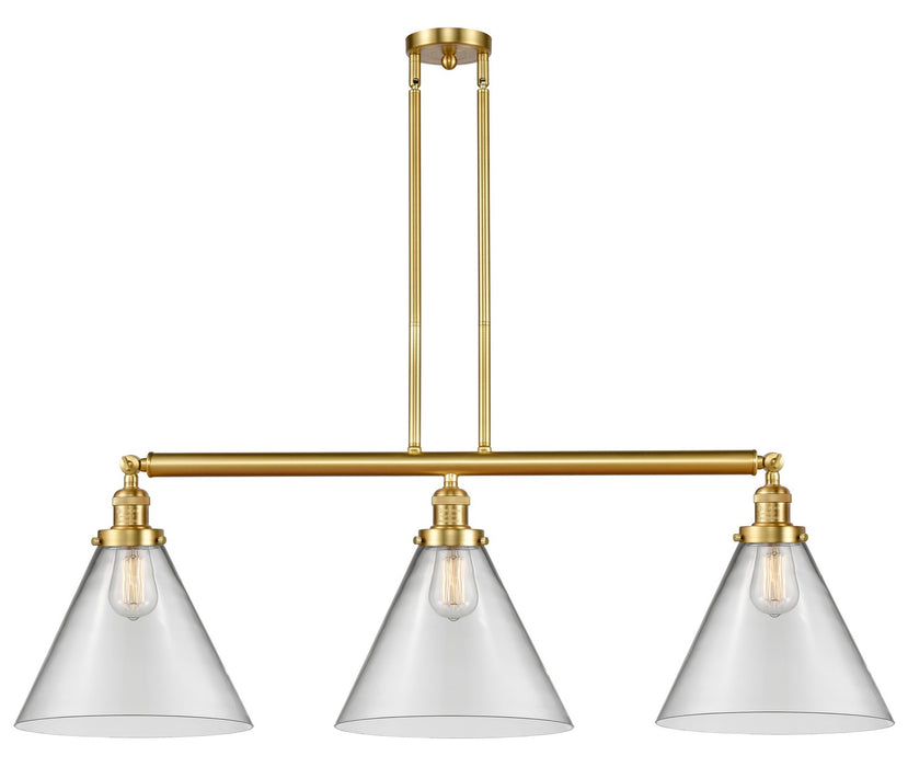 Innovations 213-SG-G42-L Three Light Island Pendant, Satin Gold