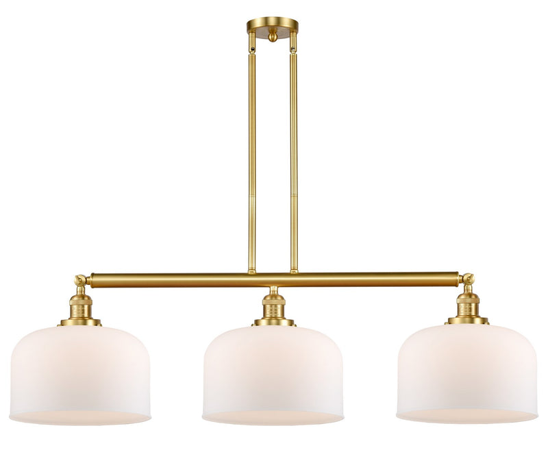 Innovations 213-SG-G71-L Three Light Island Pendant, Satin Gold