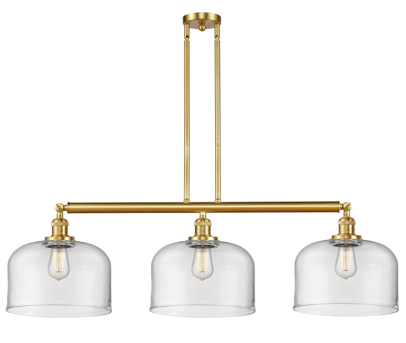 Innovations 213-SG-G72-L Three Light Island Pendant, Satin Gold