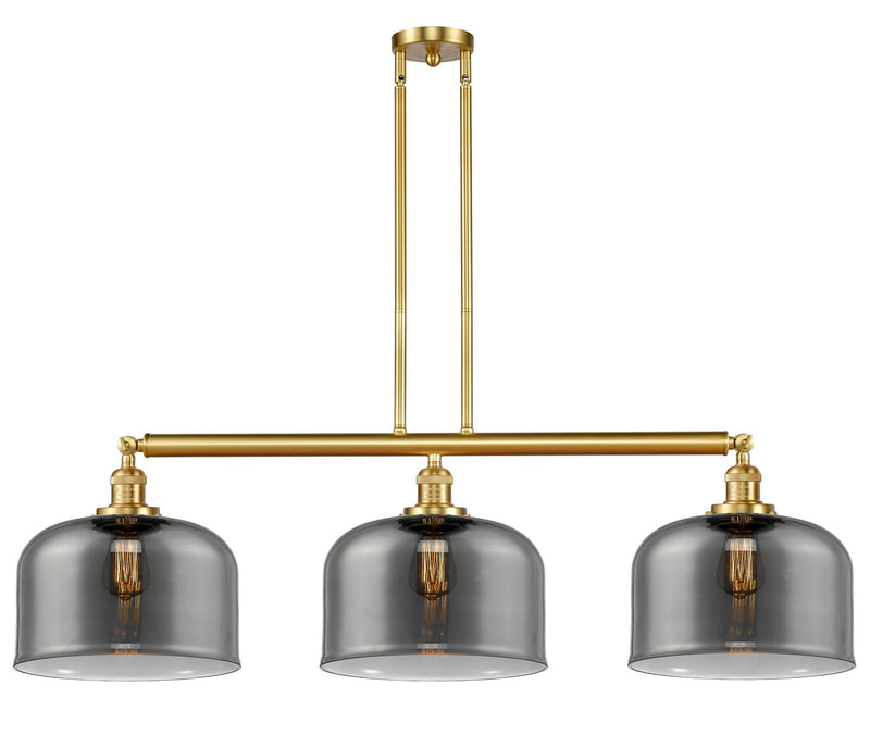 Innovations 213-SG-G73-L Three Light Island Pendant, Satin Gold