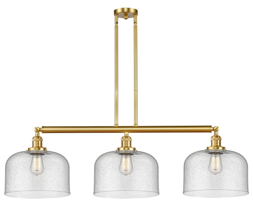 Innovations 213-SG-G74-L Three Light Island Pendant, Satin Gold