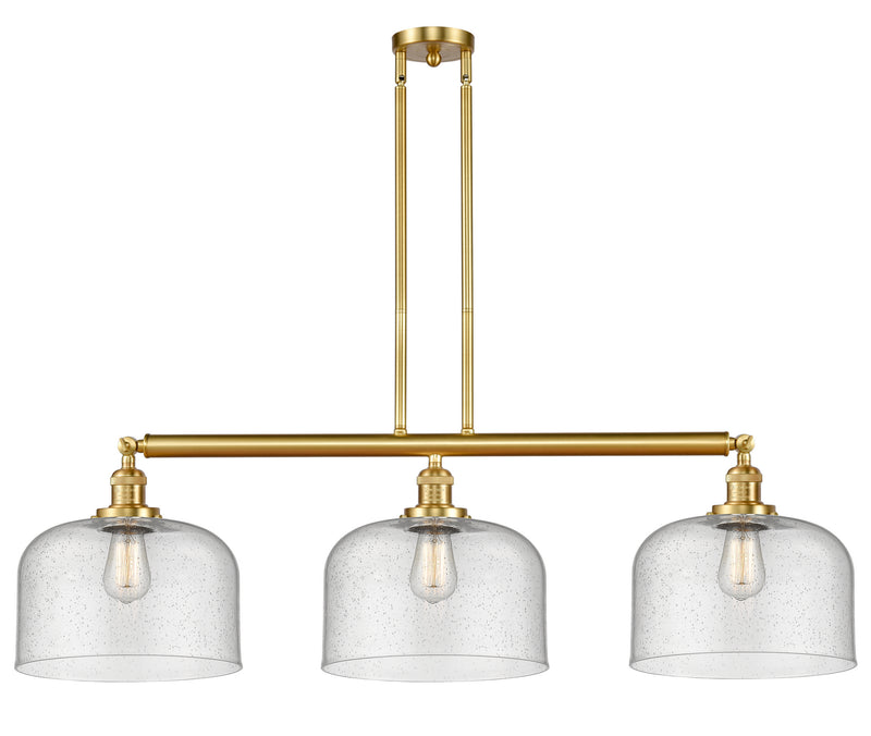 Innovations 213-SG-G74-L-LED LED Island Pendant, Satin Gold