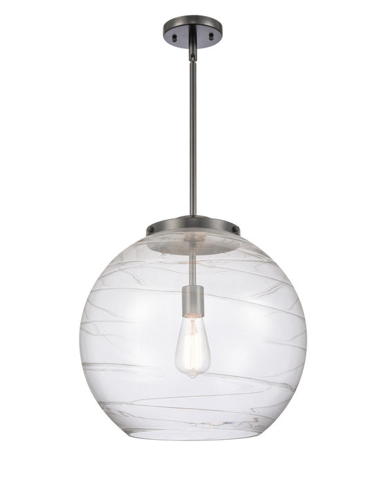 Innovations 221-1S-BK-G1213-16 One Light Pendant, Matte Black