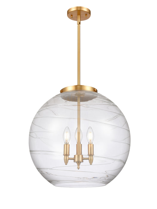 Innovations 221-3S-SG-G1213-18 Three Light Pendant, Satin Gold