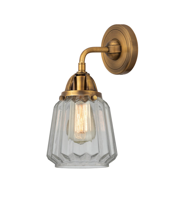 Innovations 288-1W-BB-G142 One Light Wall Sconce, Brushed Brass