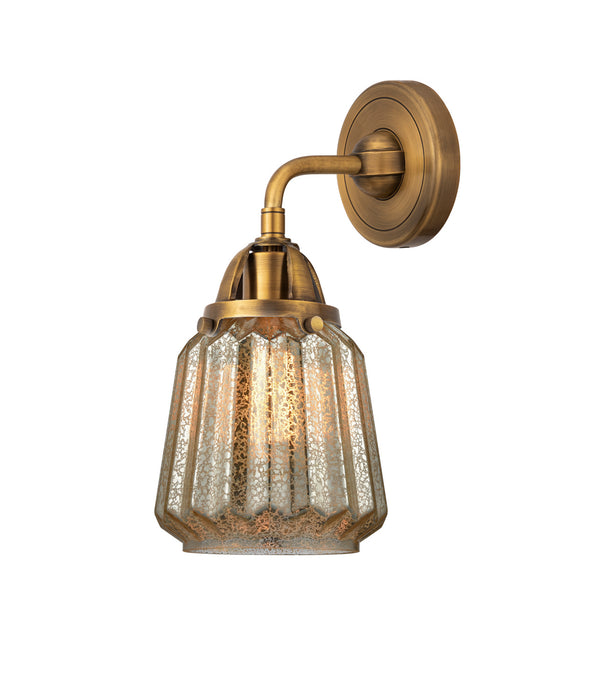 Innovations 288-1W-BB-G146 One Light Wall Sconce, Brushed Brass