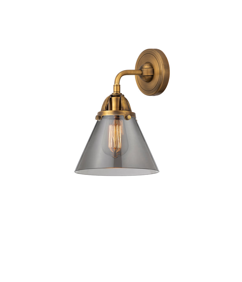 Innovations 288-1W-BB-G43 One Light Wall Sconce, Brushed Brass