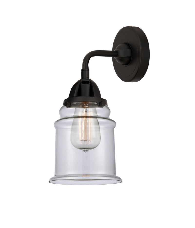 Innovations 288-1W-BK-G182 One Light Wall Sconce, Matte Black