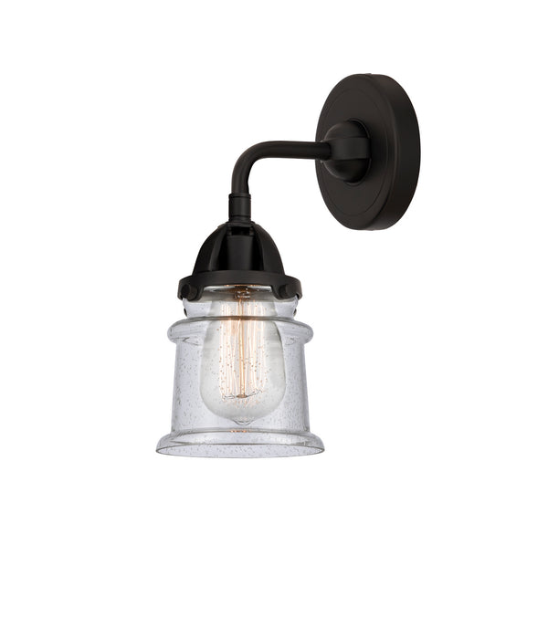 Innovations 288-1W-BK-G184S One Light Wall Sconce, Matte Black