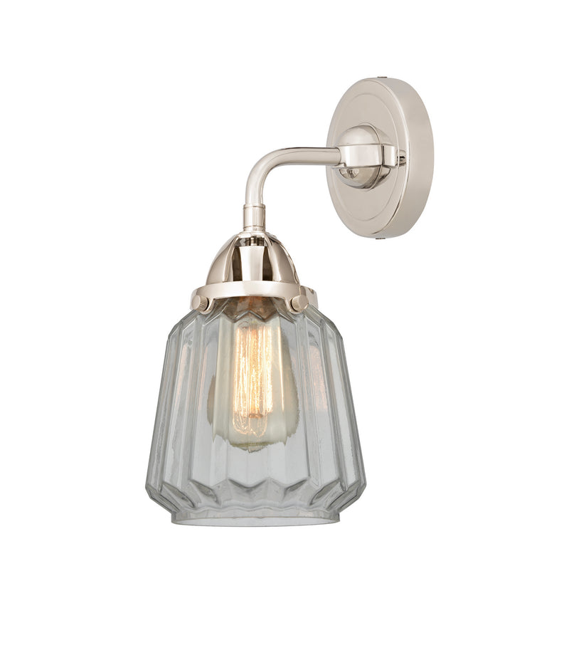 Innovations 288-1W-PN-G142 One Light Wall Sconce, Polished Nickel