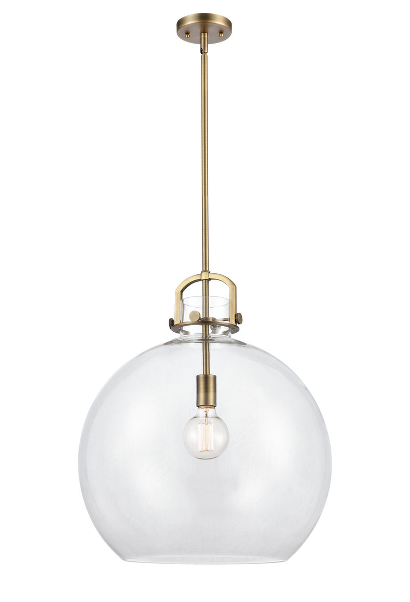 Innovations 410-1S-BB-18CL LED Pendant, Brushed Brass