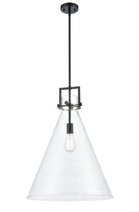 Innovations 411-1S-BK-18CL LED Pendant, Matte Black