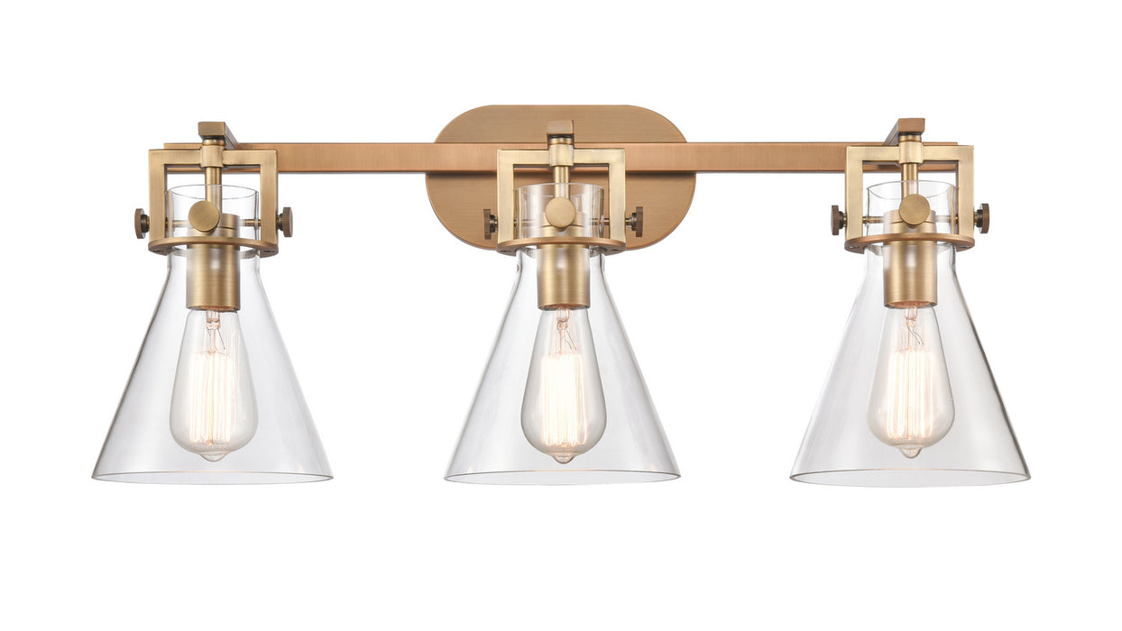 Innovations 411-3W-BB-7CL-LED LED Bath Vanity, Brushed Brass