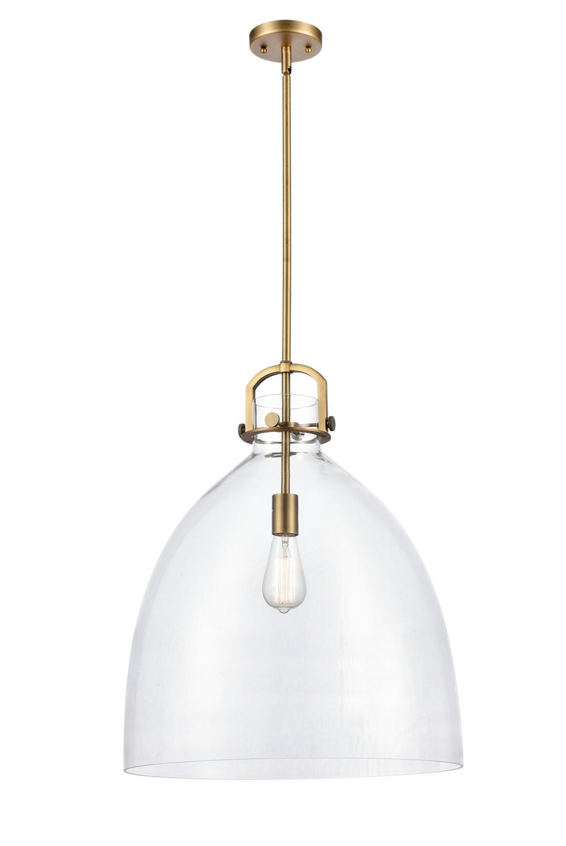 Innovations 412-1S-BB-18CL LED Pendant, Brushed Brass