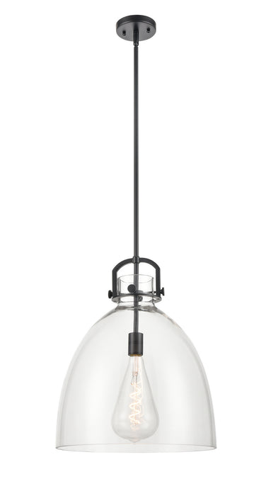 Innovations 412-1S-BK-16CL LED Pendant, Matte Black