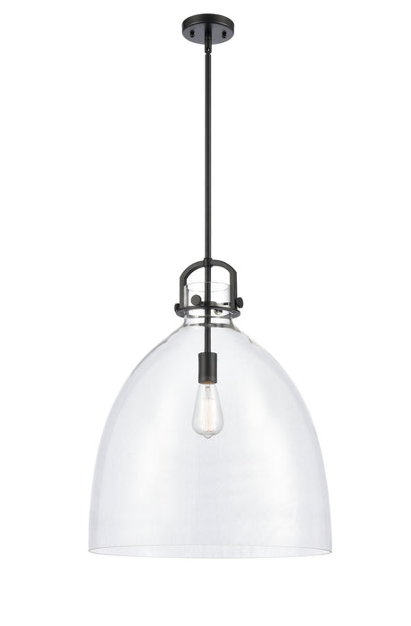 Innovations 412-1S-BK-18CL LED Pendant, Matte Black