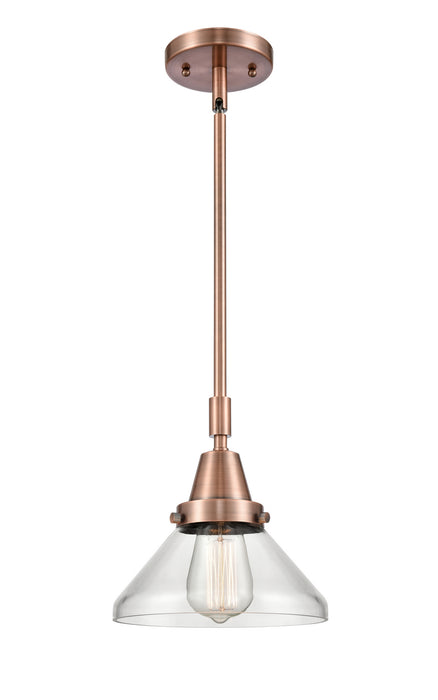 Innovations 447-1S-AC-G4472 One Light Mini Pendant, Antique Copper