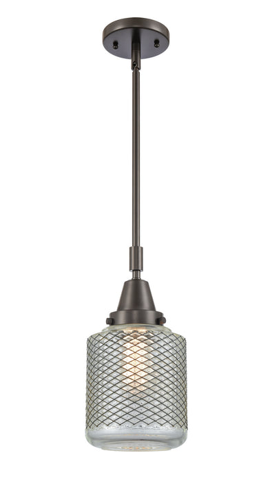 Innovations 447-1S-OB-G262 One Light Mini Pendant, Oil Rubbed Bronze