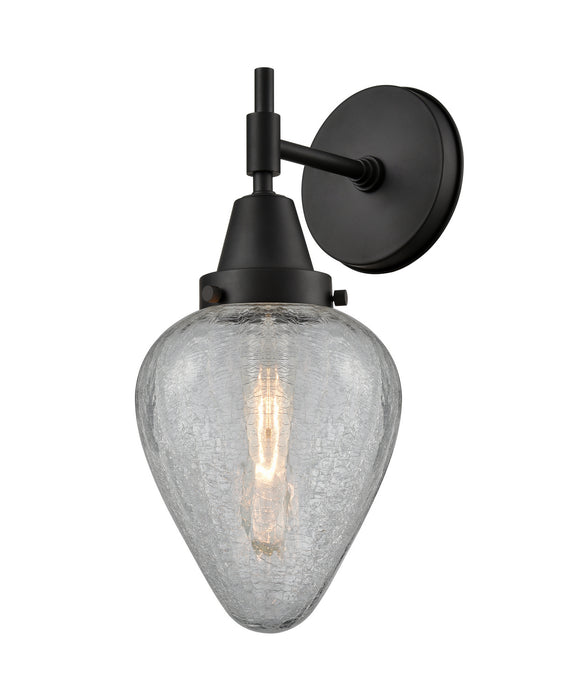 Innovations 447-1W-BK-G165 One Light Wall Sconce, Matte Black