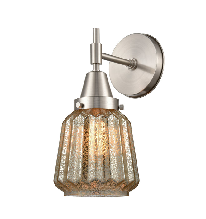 Innovations 447-1W-SN-G146-LED LED Wall Sconce, Satin Nickel