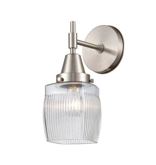 Innovations 447-1W-SN-G302 One Light Wall Sconce, Satin Nickel