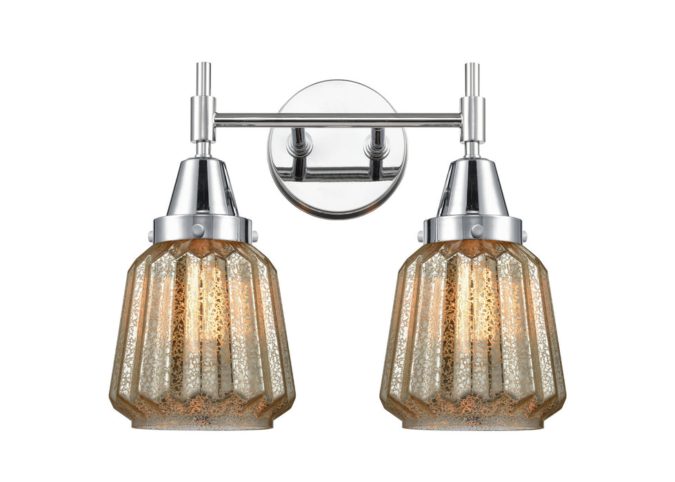 Innovations 447-2W-PC-G146-LED LED Bath Vanity, Polished Chrome